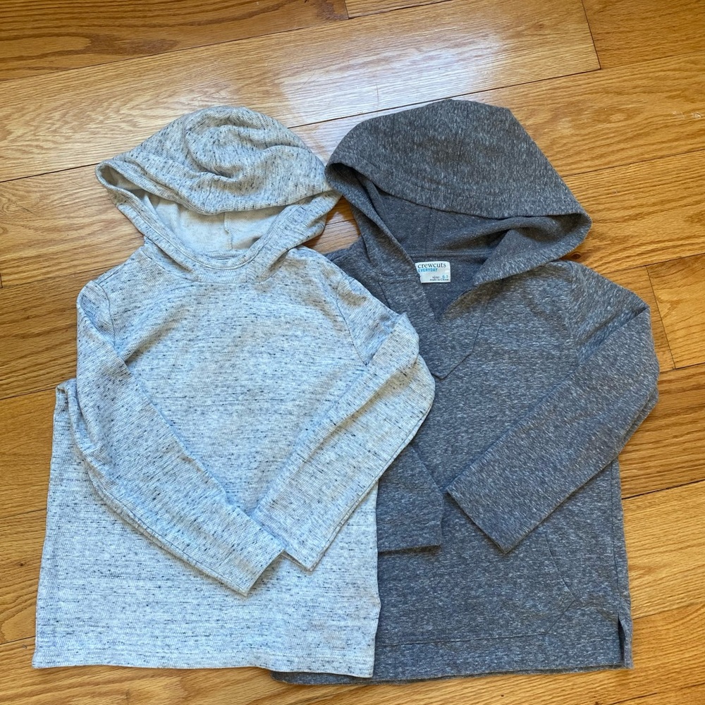 Crew Cuts & Gap- 2 lightweight Boys’ Hoodies